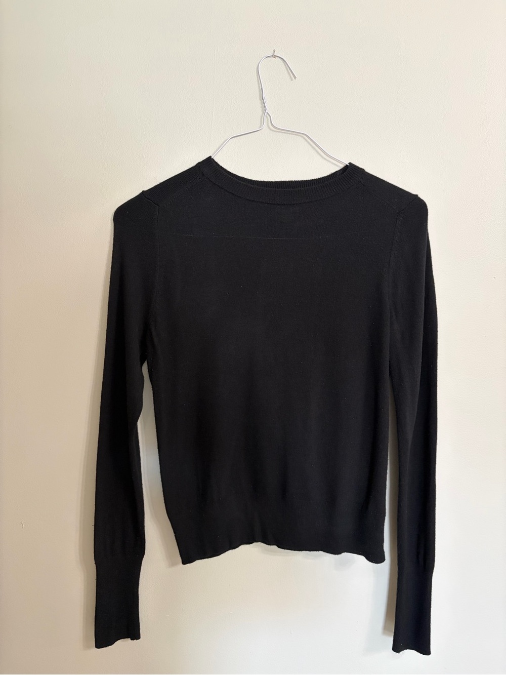 a new day Black Crewneck Sweater
